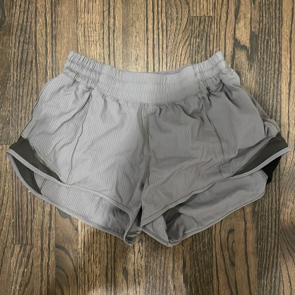 Lululemon Grey Hotty Hot Shorts Size 6